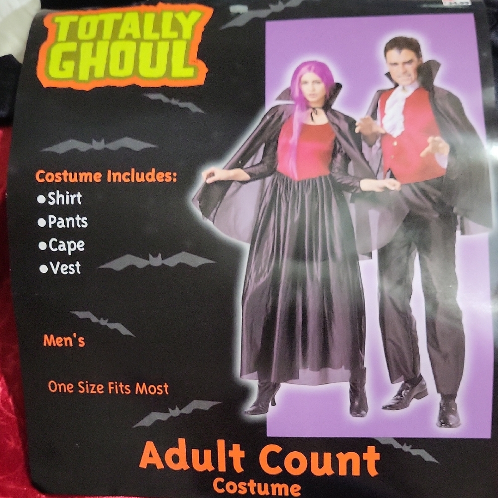 Adult Count Costume - Black and Red